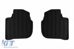 3D Textilfußmatten Gumarny Zubri geeignet für Skoda Rapid, Seat Toledo 2012-2019, Set aus 4 Stück, schwarz-image-6254109