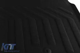 3D Textilfußmatten Gumarny Zubri geeignet für Skoda Scala nach 2019, Skoda Kamiq nach 2020, Set aus 4 Stück, schwarz-image-6254118