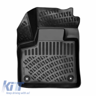 3D TPE gumi autószőnyeg Citroen DS7 Crossback 2018- - Rizline 4 részes fekete-image-6292025