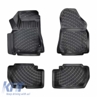 image-56-3D TPE gumi autószőnyeg szett - Peugeot Partner/Citroen Berlingo 2009- - Rizline 4 részes fekete