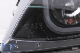3D U LED Angel Eyes Scheinwerfer für BMW 3er E46 Facelift 01-05 Schwarz-image-6093179
