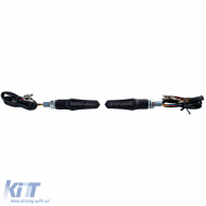 3in1 Mini LED Indicator Taillight Brake Light black tinted ECE Chopper Custom - ODLT6025645