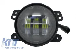 4 Inch Full LED ködlámpa Jeep Wrangler JK TJ LJ (2007-2017)-image-6022591