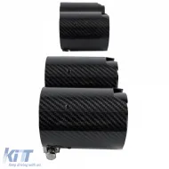 4x carbon exhaust tips tailpipes suitable for BMW M2 F87 M3 F80 M4 F82 F83-image-6326632