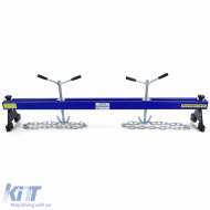 500KG Motorstützbar Traverse Kotflügel Motorheber RAMROXX Blau-image-6190694