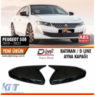 508 Batman Mirror Cover Piano Black / 2019-2023 - DTMCP6026048
