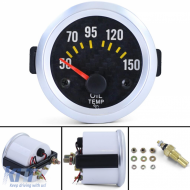 image-5-52mm oil temperature auxiliary gauge carbon look for installation illuminated