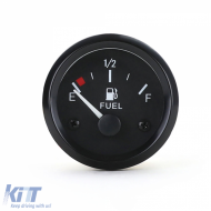 52mm Zusatzinstrument Tankanzeige Youngtimer Klassik Schwarz - ODGAR6015240