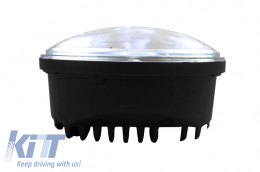 5.75 Inch Motorbicikli CREE LED első lámpa angyalszem alakú Karika DRL-image-6000328