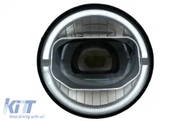 7 colos CREE LED fényszóró DRL Angel Eye Jeep Wrangler JK (2007-2017) modellekhez, 2018+ dizájn-image-6068229