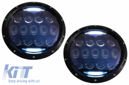 image-3-7-инчови CREE LED Фарове Amber Halo DRL, подходящи за Jeep Wrangler TJ & JK (1997-2018)