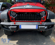 7 Inch CREE LED fényszóró angyalszem gyűrű DRL Jeep Wrangler JK TJ LJ Land Rover Defender Mercedes W463 fekete-image-6068824