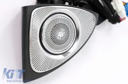 7 színű LED forgó magassugárzó és szellőzőrács szett Mercedes S-osztály W222 (2013-2020) típushoz-image-6105213