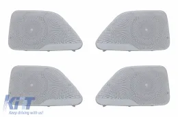 7 színű LED forgó magassugárzó és szellőzőrács szett Mercedes S-osztály W222 (2013-2020) típushoz-image-6105218
