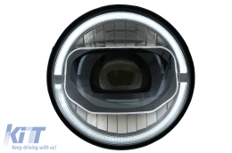 7 Zoll CREE LED-Scheinwerfer DRL Amber für JEEP Wrangler JK 07-17 Umbau auf Modell 2018-image-6068229