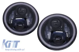 image-55-7 Zoll CREE LED Scheinwerfer für Jeep Wrangler JK TJ LJ Defender Mercedes W463