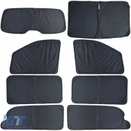 8-teiliges Set Sonnenschutz Blackout, geeignet für Mercedes Vito Viano W639 2003-2014-image-6208315