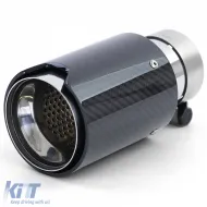 90mm Auspuffendrohr aus Carbon mit Absorber, geeignet für BMW X3 F25 2010-2017-image-6196485