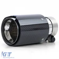 90mm Auspuffendrohr aus Carbon mit Absorber, geeignet für BMW X3 F25 2010-2017-image-6196486
