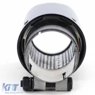 90mm Auspuffendrohr aus Carbon mit Absorber, geeignet für BMW X3 F25 2010-2017-image-6196491