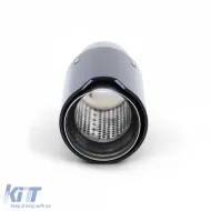90mm Auspuffendrohr aus echtem Carbon mit Absorber, universell geeignet zum Verschrauben-image-6196669