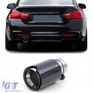 90mm exhaust tailpipe carbon with absorber for 4 Series BMW F32 F33 F36 2013-2021 - ODEMTB6013666
