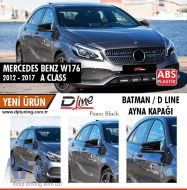 A Class W176 Batman Mirror Cover Piano Black / 2012-2018 - DTMCM6026408