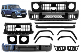 A design conversion from Mercedes G-Class W464 2018-2024 to G-Class W465 after 2024 - front/rear bumper, wheel arches, grilles, wheel arch liners - ABBKM6020953