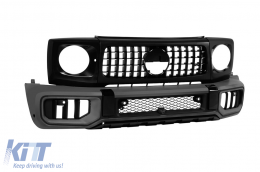 A design conversion from Mercedes G-Class W464 2018-2024 to G-Class W465 after 2024 - front/rear bumper, wheel arches, grilles, wheel arch liners-image-6237582