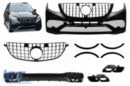 image-29-A Design GLE63 style body kit suitable for Mercedes GLE W166 2015-2019