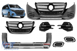 A Design Line 25 Facelift style tuning kit suitable for Mercedes V-Class W447 2016-2023 - without changing headlights - ABMEBK6009477