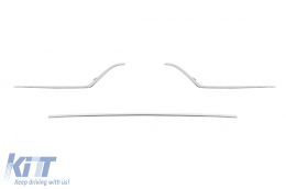 A Design Line front bumper suitable for Mercedes GLE W167, GLE Coupe C167 2018-2023, after 2024 with chrome/black diamond grille.-image-6237345