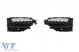 A Design Line front bumper suitable for Mercedes GLE W167, GLE Coupe C167 2018-2023, after 2024 with chrome/black diamond grille.-image-6237348