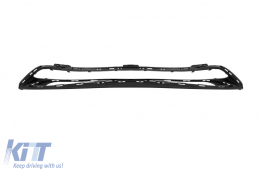 A Design Line front bumper suitable for Mercedes GLE W167, GLE Coupe C167 2018-2023, after 2024 with chrome/black diamond grille.-image-6237350