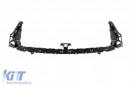 A Design Line front bumper suitable for Mercedes GLE W167, GLE Coupe C167 2018-2023, after 2024 with chrome/black diamond grille.-image-6237353