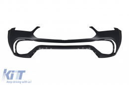 A Design package type 63 suitable for Mercedes GLE SUV W167 2018-2023, after 2024 with chrome elements and chrome tips-image-6265064