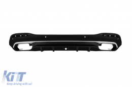 A Design package type 63 suitable for Mercedes GLE SUV W167 2018-2023, after 2024 with chrome elements and chrome tips-image-6265075