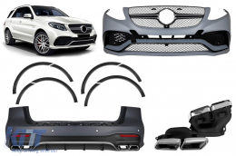 A Design package type 63 suitable for Mercedes GLE W166 2015-2019 with rear bumper - ABBKM6027366
