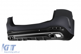 A Design package type 63 suitable for Mercedes GLE W167 SUV 2018-2023, after 2024 with chrome elements and chrome tips-image-6265203