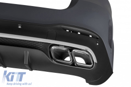 A Design package type 63 suitable for Mercedes GLE W167 SUV 2018-2023, after 2024 with chrome elements and chrome tips-image-6265205