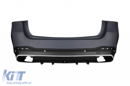 A Design package type 63 suitable for Mercedes GLE W167 SUV 2018-2023, after 2024 with chrome elements and chrome tips-image-6265206