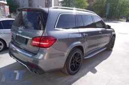 A Design package type 63 suitable for Mercedes GLS X166 2015-2018 with chrome elements and exhaust tips-image-6265418
