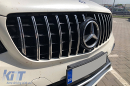 A Design package type 63 suitable for Mercedes GLS X166 2015-2018 with chrome elements and exhaust tips-image-6265424