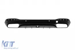 A Design package type GLE63 suitable for Mercedes GLE SUV W167 2018-2023, after 2024, with black trims and black tips-image-6264963