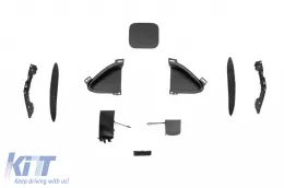 A Design package type GLE63 suitable for Mercedes GLE SUV W167 2018-2023, after 2024, with black trims and black tips-image-6264970