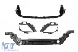 A Design package type GLE63 suitable for Mercedes GLE SUV W167 2018-2023, after 2024, with black trims and black tips-image-6264973