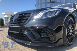 A Design package type S63 suitable for Mercedes S-Class W222 2017-2020, with headlights, taillights, side skirts for long wheelbase-image-6235972