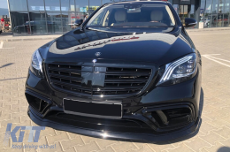 A Design package type S63 suitable for Mercedes S-Class W222 2017-2020, with headlights, taillights, side skirts for long wheelbase-image-6235973