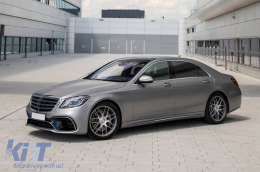 A Design package type S63 suitable for Mercedes S-Class W222 2017-2020, with long base side skirts-image-6264824