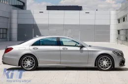 A Design package type S63 suitable for Mercedes S-Class W222 2017-2020, with long base side skirts-image-6264825
